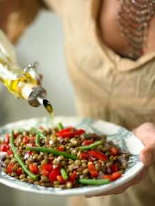 lentils & oil